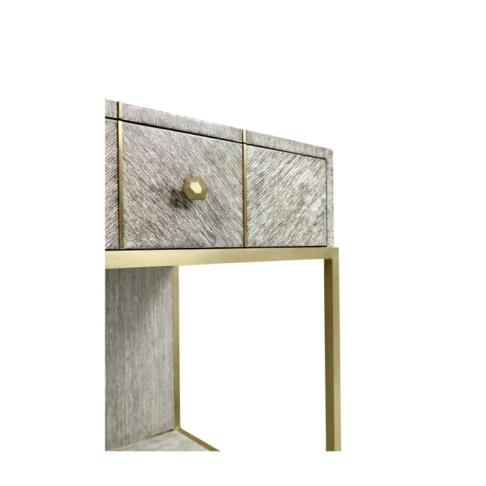 Geometric Bedside Table