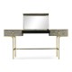 Geometric Dark French Oak Vanity