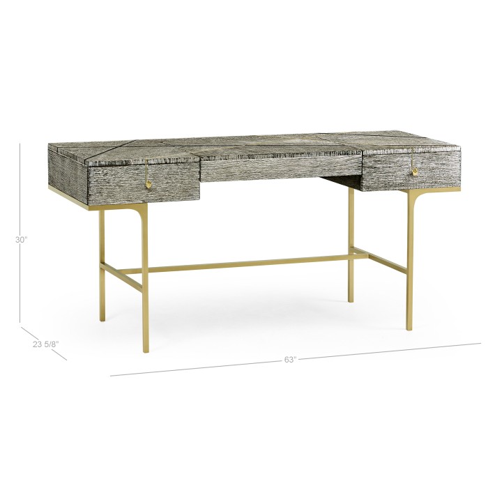 Geometric Dark French Oak Vanity