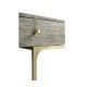 Geometric Dark French Oak Vanity