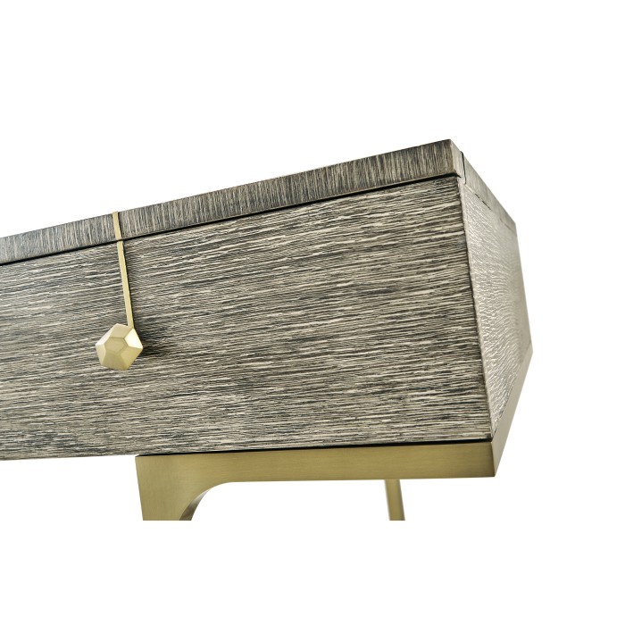 Geometric Dark French Oak Vanity