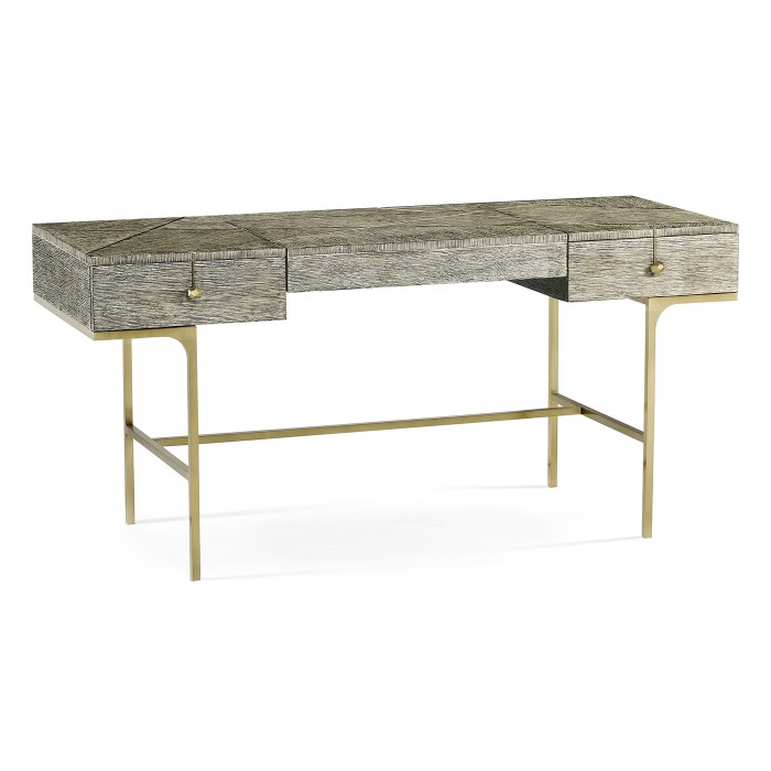 Geometric Dark French Oak Vanity
