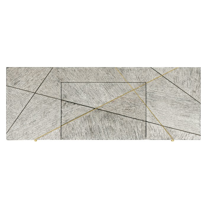 Geometric Light French Oak Vanity