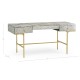 Geometric Light French Oak Vanity