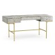 Geometric Light French Oak Vanity