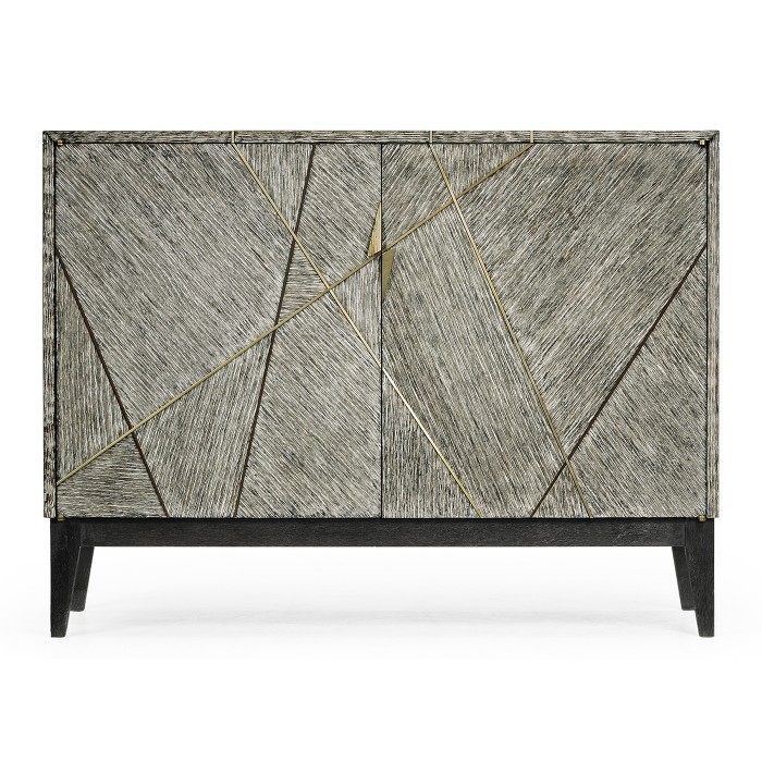 Geometric Accent Cabinet