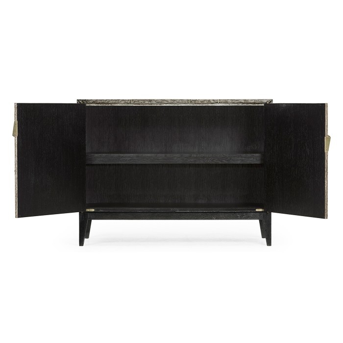Geometric Accent Cabinet