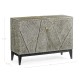 Geometric Accent Cabinet