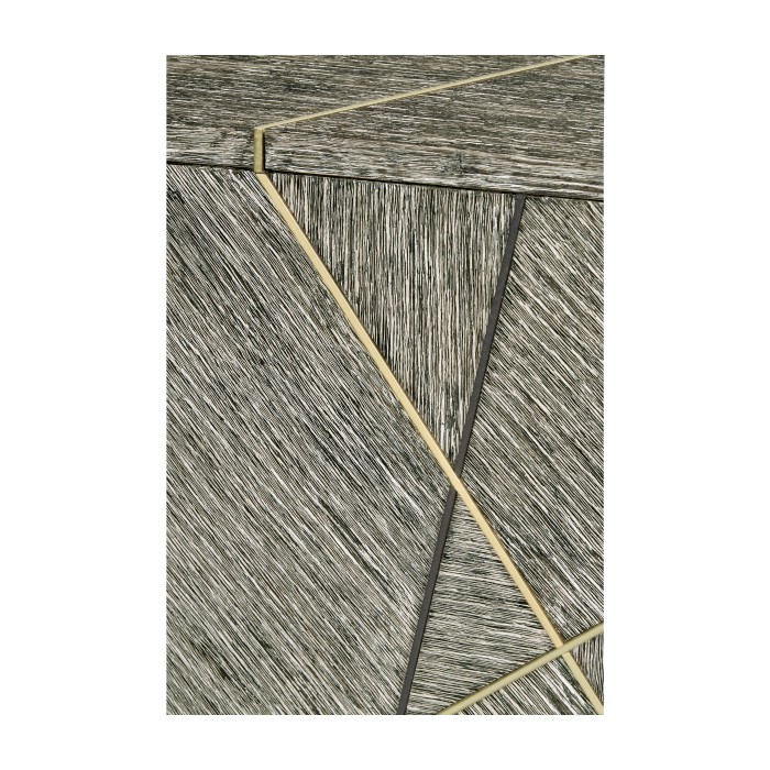Geometric Accent Cabinet