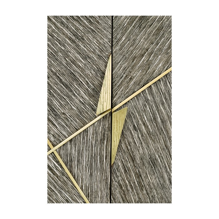 Geometric Accent Cabinet