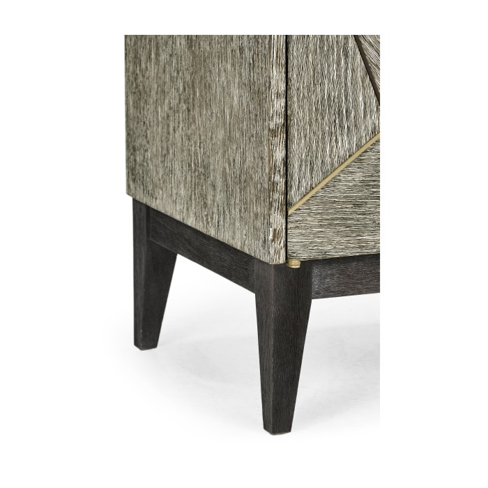 Geometric Accent Cabinet
