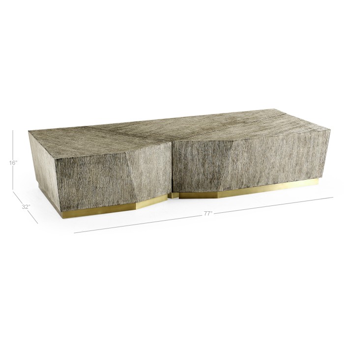 Geometric Bunching Cocktail Tables (Set of Three)