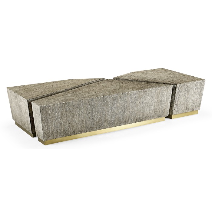 Geometric Bunching Cocktail Tables (Set of Three)