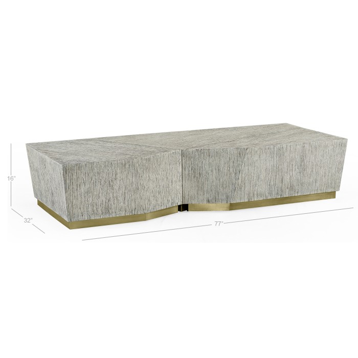 Geometric Bunching Cocktail Tables (Set of Three)