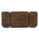 Campaign Style Dark Santos Rosewood Dressing Table