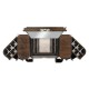 Campaign Style Dark Santos Rosewood Dressing Table