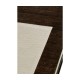 Black Eucalyptus & Silver Espresso Desk with Wood Stretcher