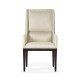 Geometric Channel Back Arm Chair