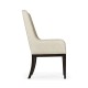 Geometric Channel Back Arm Chair