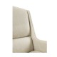 Geometric Channel Back Arm Chair