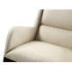 Geometric Channel Back Arm Chair