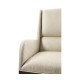 Geometric Channel Back Arm Chair