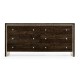 Black Eucalyptus Dresser with Six Drawers