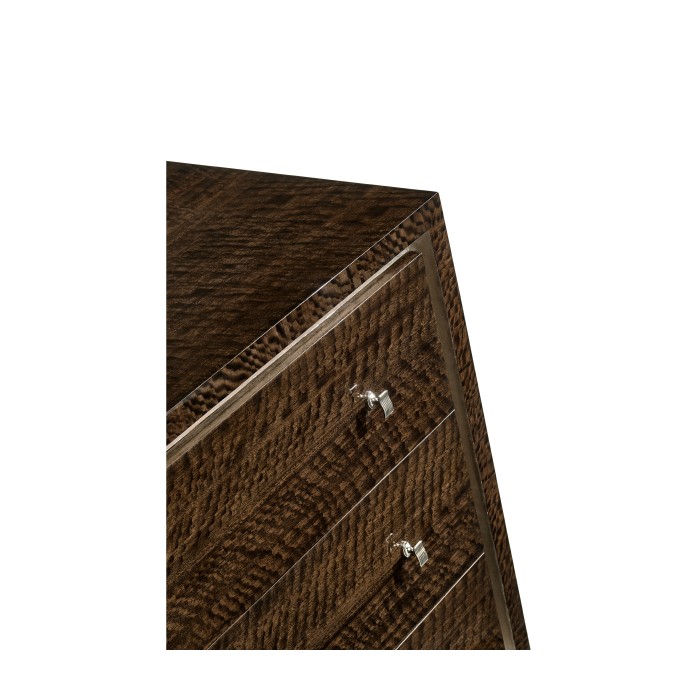 Black Eucalyptus Dresser with Six Drawers