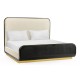 Fusion Curved Ebonised Oak UK King Bed