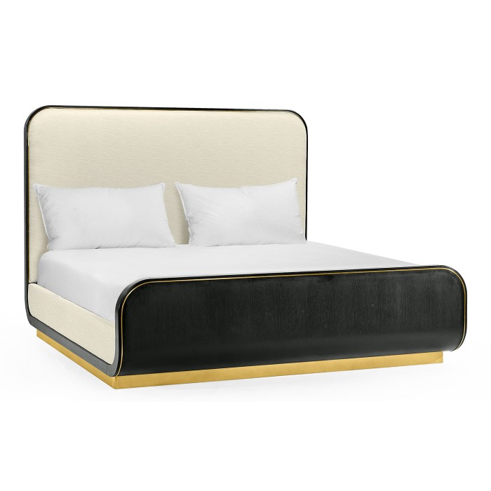 Fusion Curved Oak US King Bed