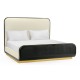 Fusion Curved Oak US King Bed