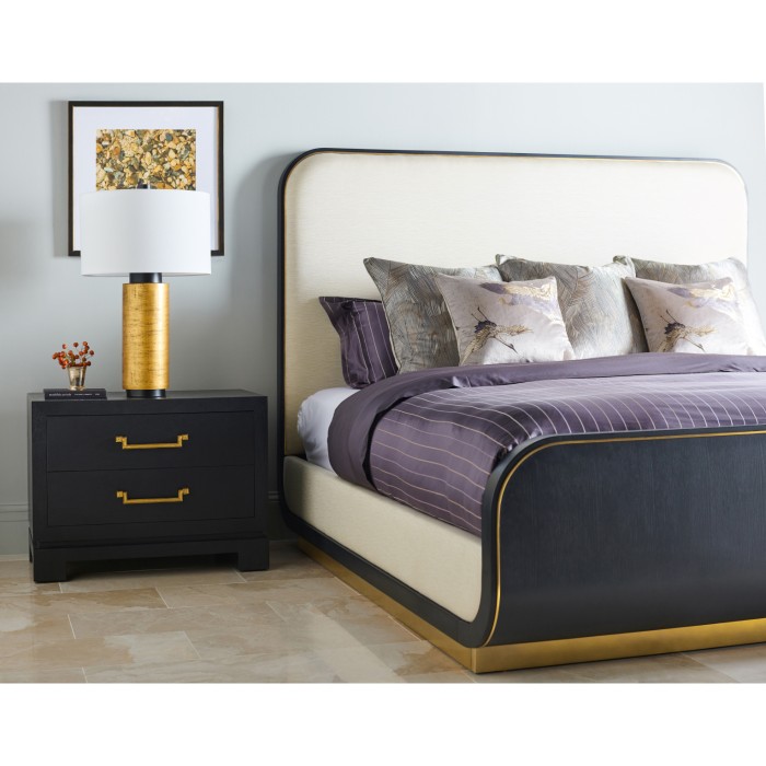 Fusion Curved Oak US King Bed