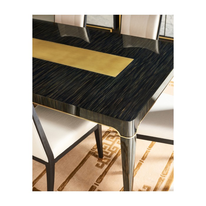 Fusion Rectangular Macassar Dining Table 108