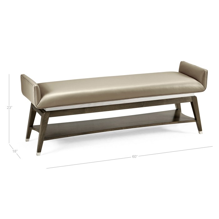 Gatsby Leather Bench