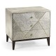 Geometric Transitional Bedside Chest