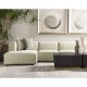 Geometric LFT Arm Chaise Lounge