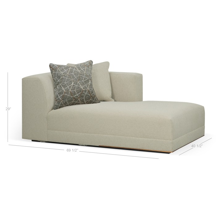 Geometric RT Arm Chaise Lounge