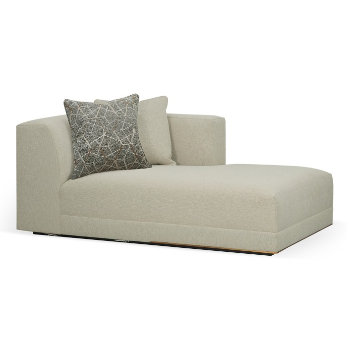 Geometric RT Arm Chaise Lounge