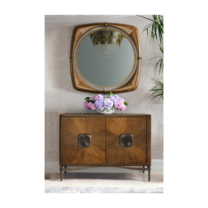 Toulouse Walnut Mirror 42
