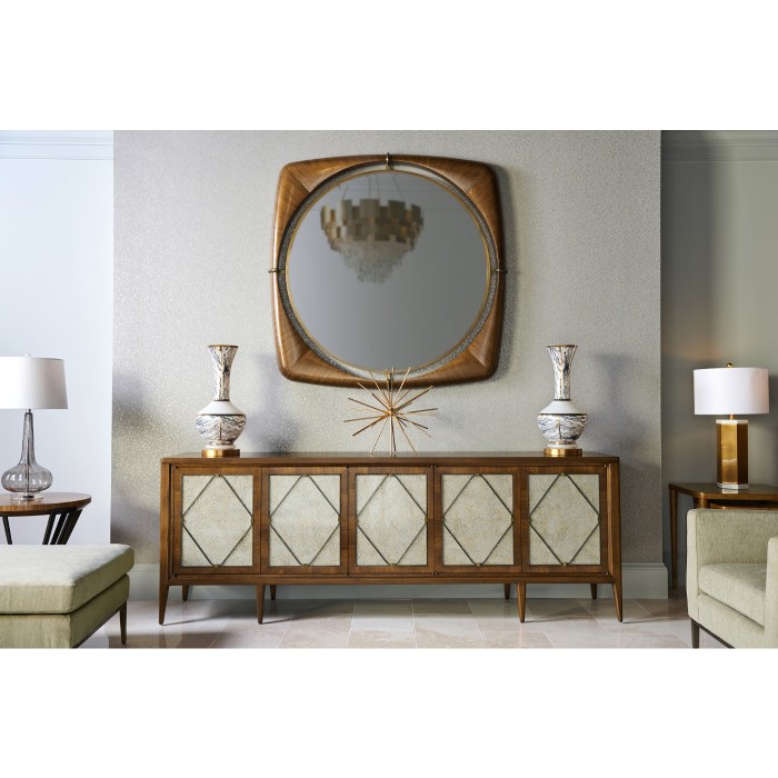 Toulouse Walnut Mirror 42