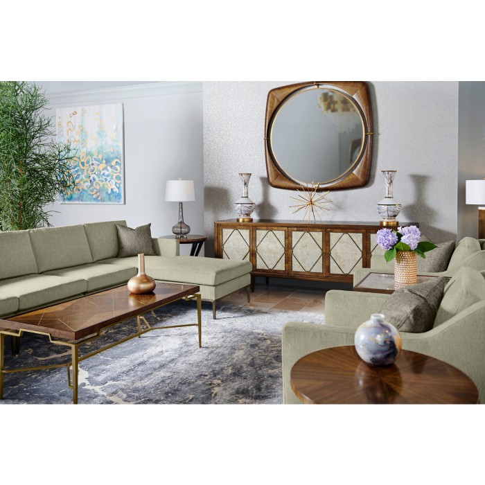 Toulouse Walnut Mirror 42