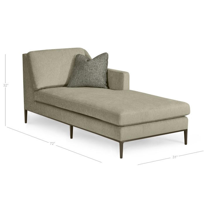 Toulouse RT Arm Chaise Lounge