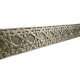 Cnoidal Cane Carved Metal Desk