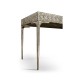 Cnoidal Cane Carved Metal Desk