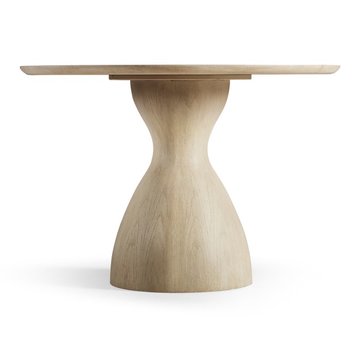 Seamount Oak Pedestal Table 44