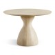 Seamount Oak Pedestal Table 44
