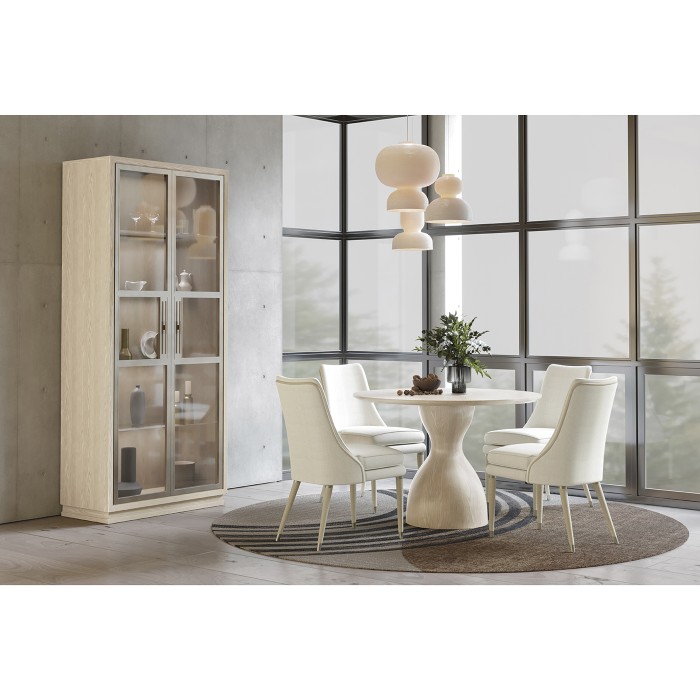 Seamount Oak Pedestal Table 44