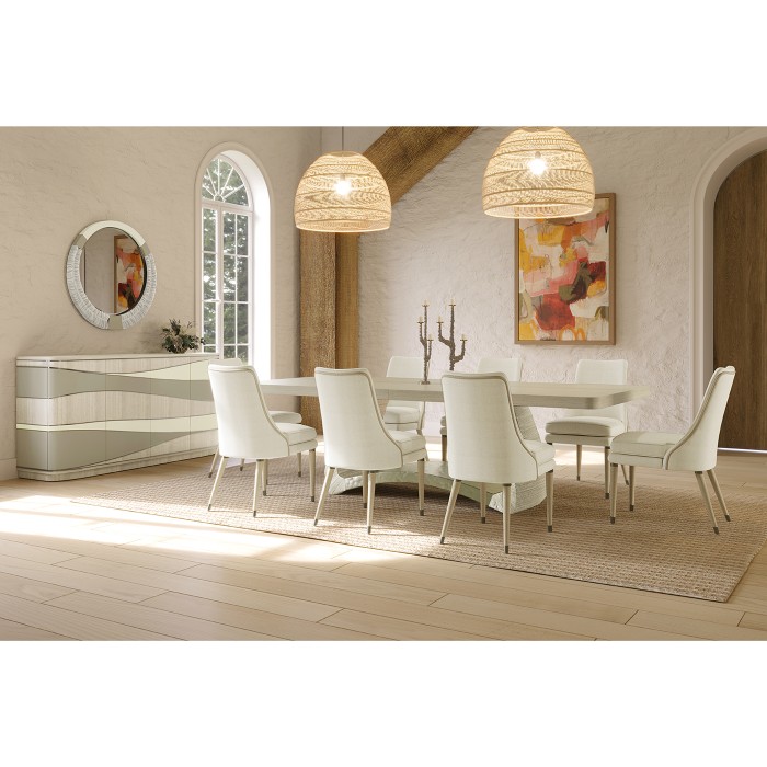Shoal Linen & Grasscloth Side Chair