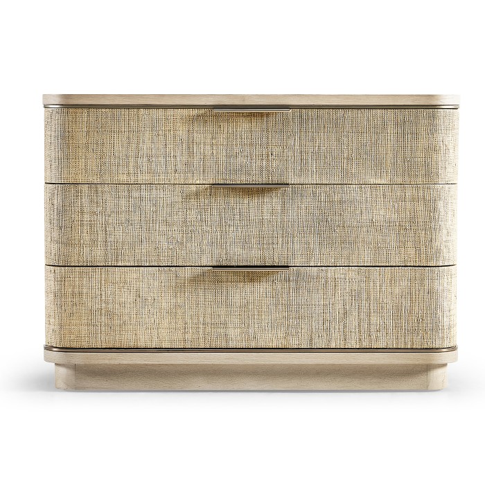 Seiche Large Grasscloth Nightstand