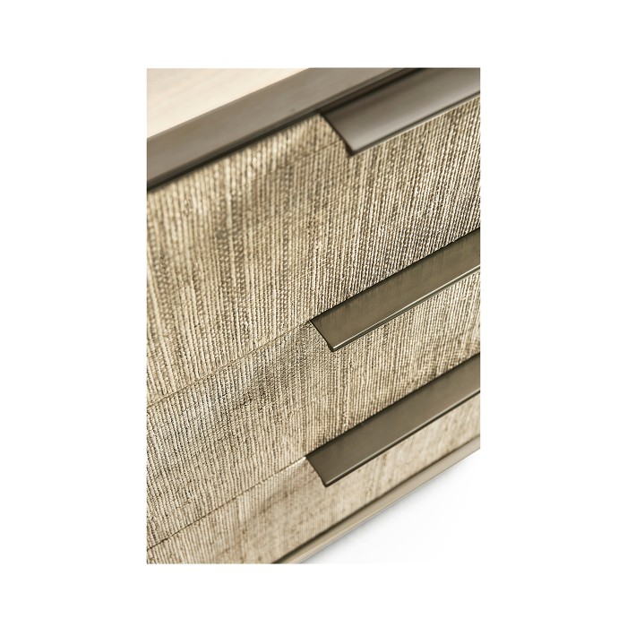 Seiche Large Grasscloth Nightstand